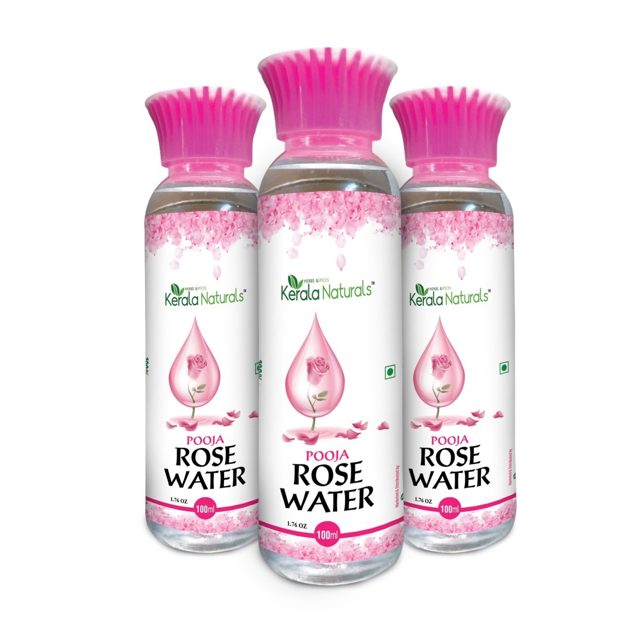 Kerala Naturals Rose water 3 * 100ml