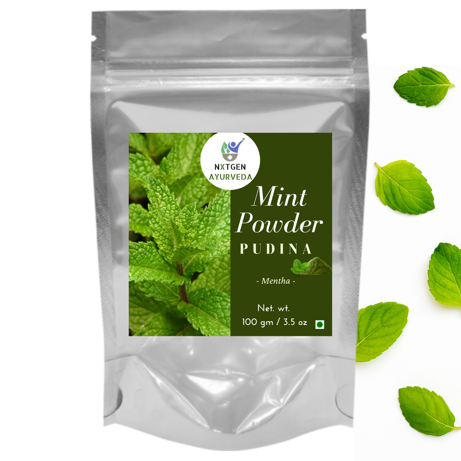 Nxtgen Ayurveda Mint Powder (Pudina) - 100 gms