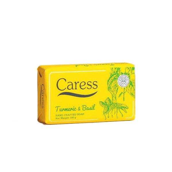 Turmeric & Basil - Caress 100 Gms Soap