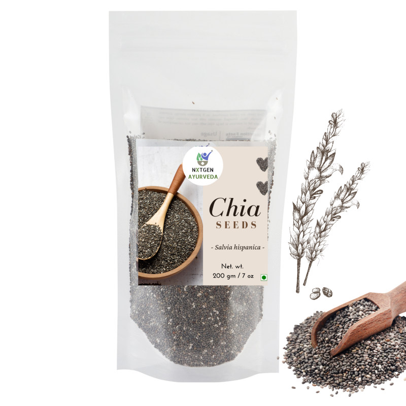 Nxtgen Ayurveda Chia Seeds Raw- 200 gms