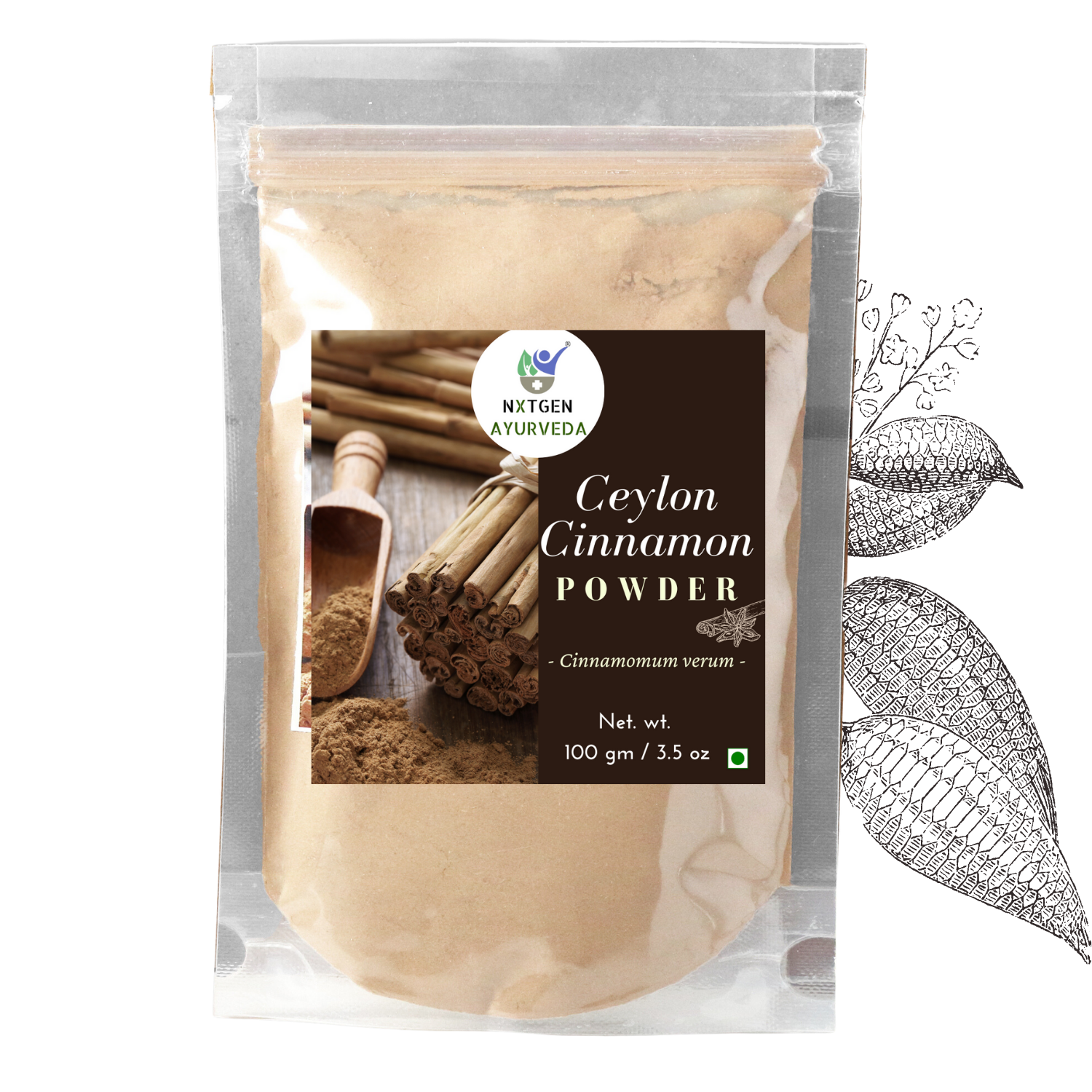 Nxtgen Ayurveda Ceylon Cinnamon Powder - 100g