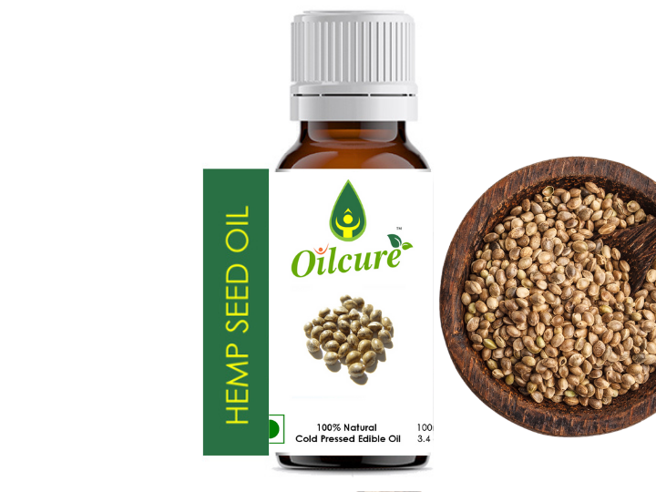Oilcure Hemp Seed Oil Cold Pressed- 100 ml