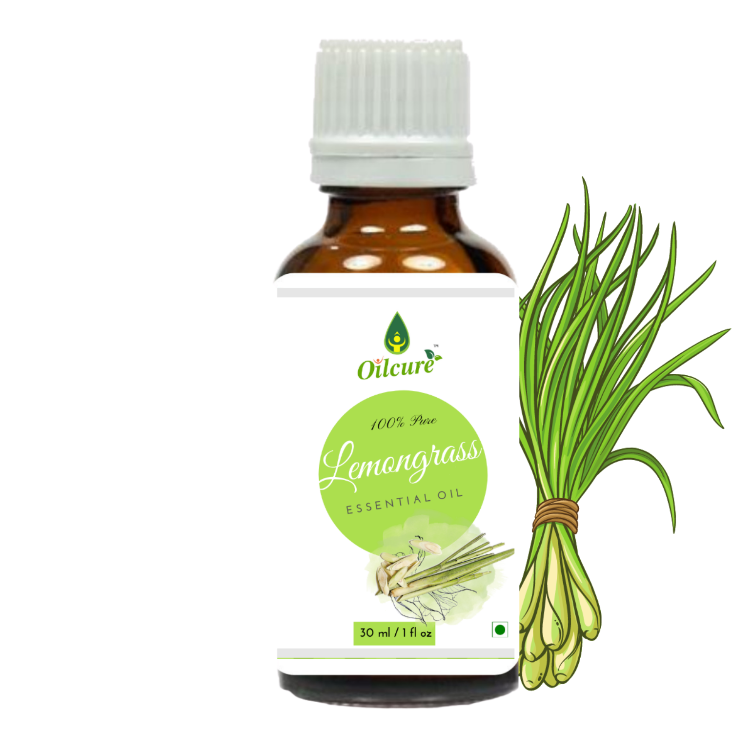 Oilcure Lemon Grass Oil - 30 ml